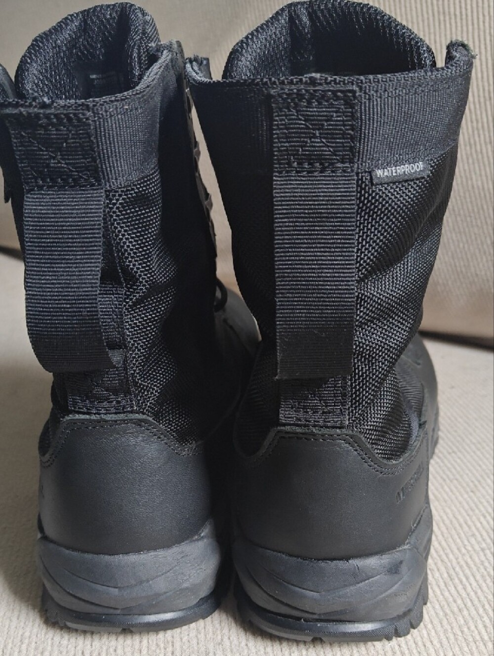 Merrell Men's Moab Black Tactical Lace-Up Boots - Picture 4 of 10